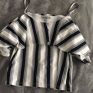 Off the shoulders crop top